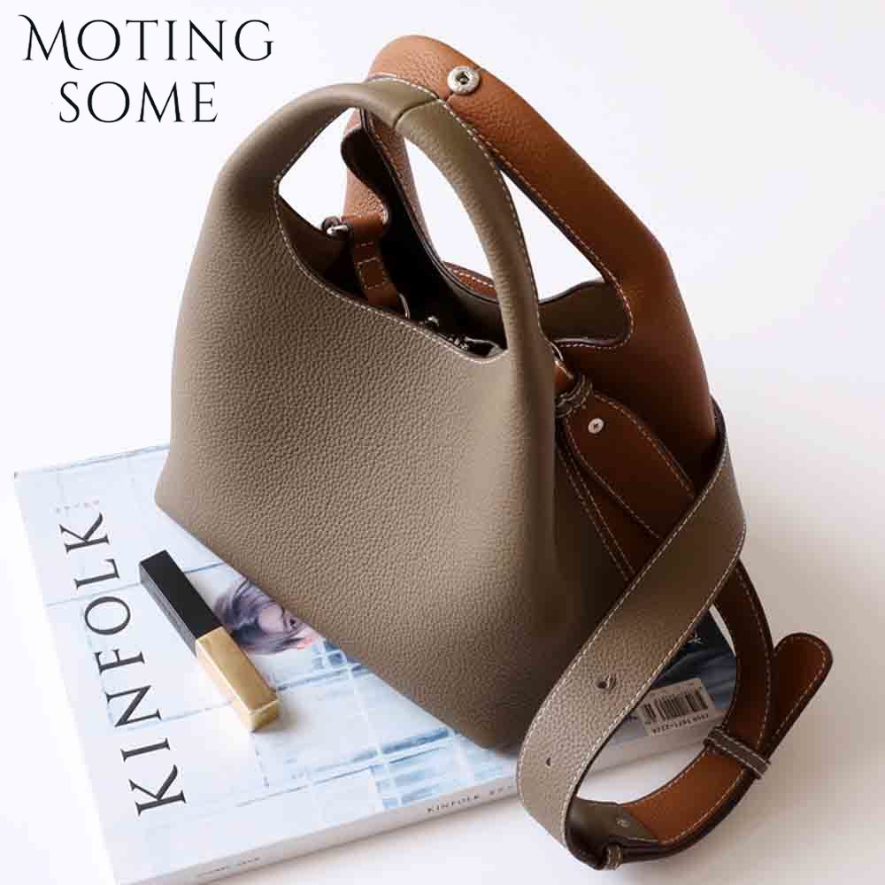 Luxury Bags Collection - Женская сумка-мешок Motingsome в стиле пэчворк