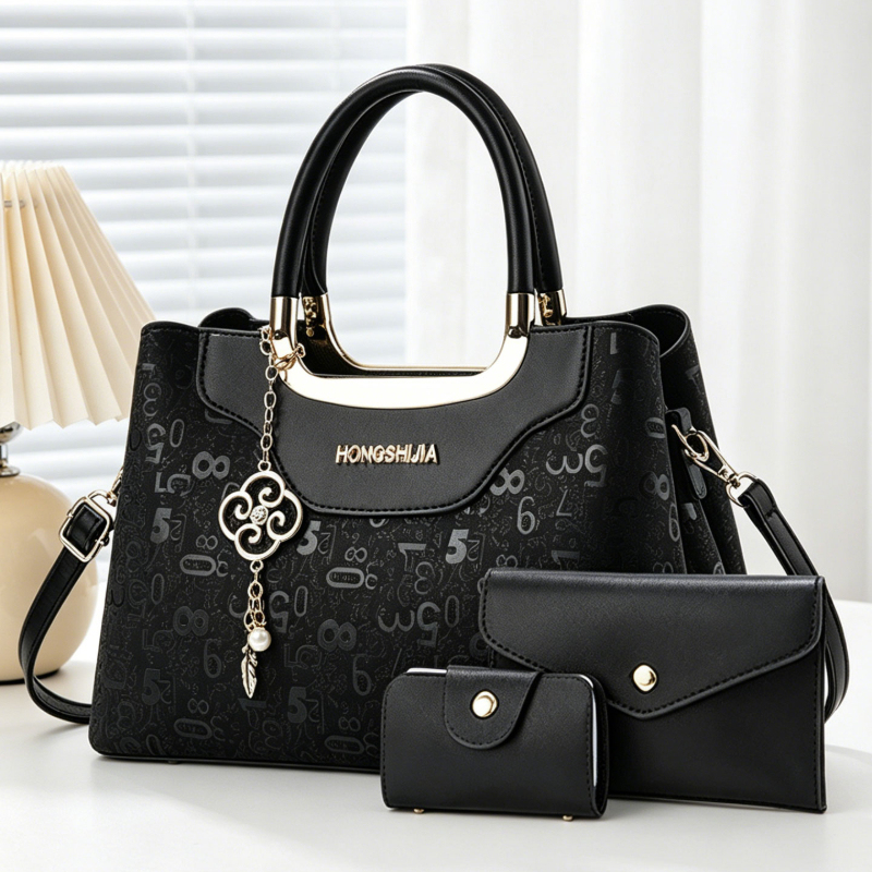 Luxury Zipper Bags - Набор из 3-х модных женских сумок,