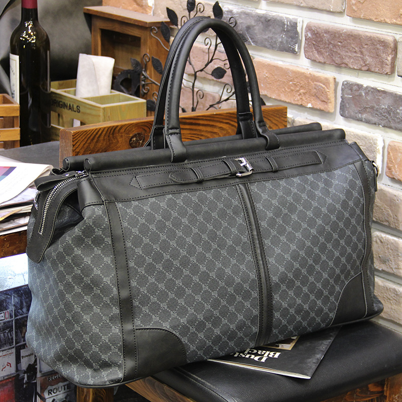 Luxury Zipper Bags - Модная клетчатая дорожная сумка, мужская сумка,