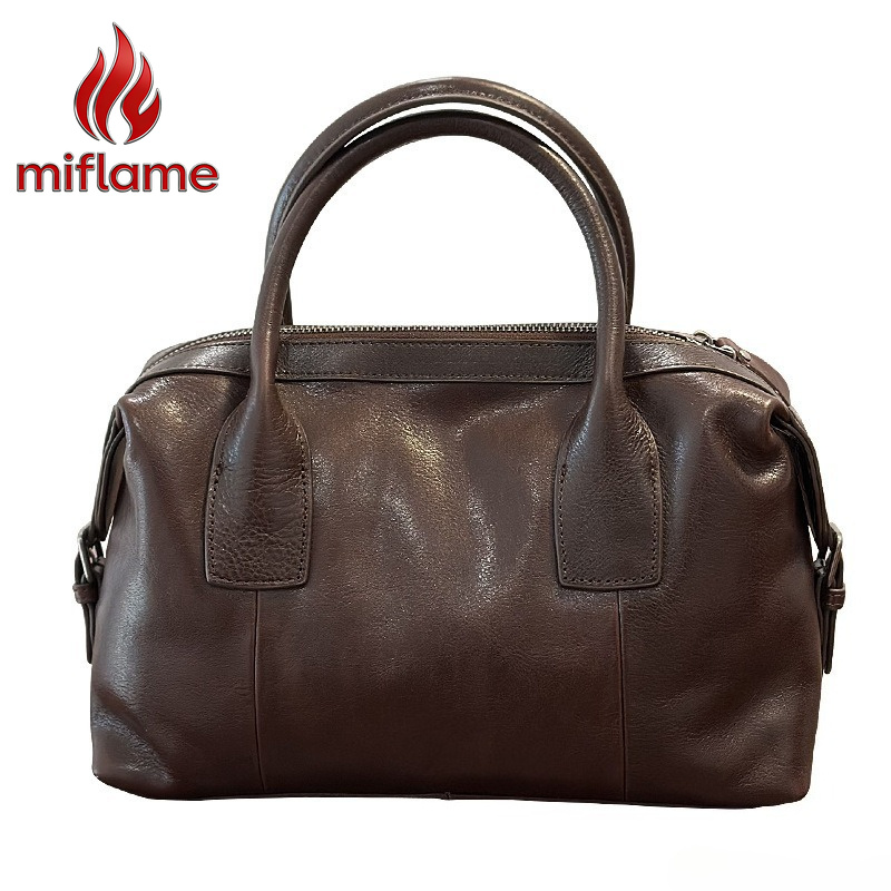 Luxury Bags Quiet - Сумка-бостон из натуральной кожи для женщин,