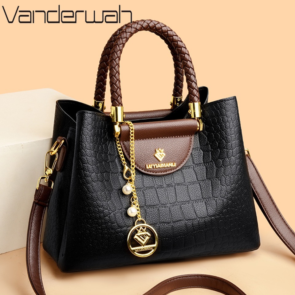 Luxury Bags Collection - Тканая ручка из натуральной кожи высокого